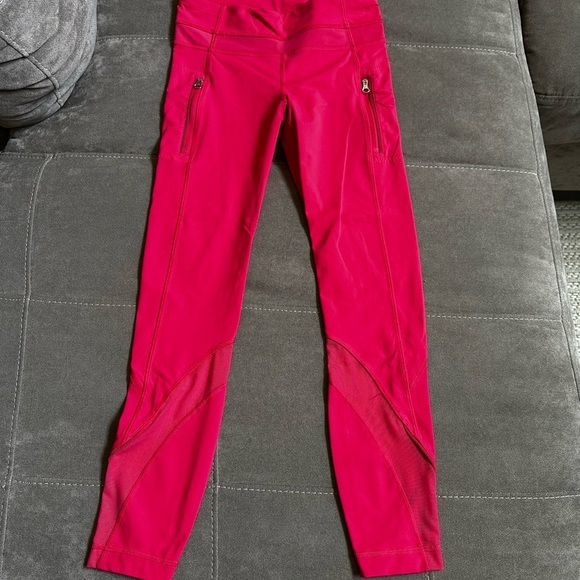 lululemon athletica Pants - Lululemon Athletica Bold Pink Leggings